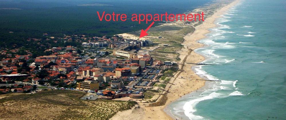 Bleu Marine Vue Ocean, 2 Chambres, Terrasse 30M2, Parking Privatif Et Piscine En Ete Lacanau Exteriör bild