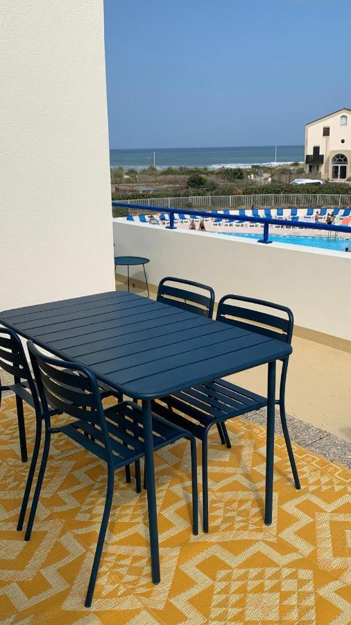 Bleu Marine Vue Ocean, 2 Chambres, Terrasse 30M2, Parking Privatif Et Piscine En Ete Lacanau Exteriör bild